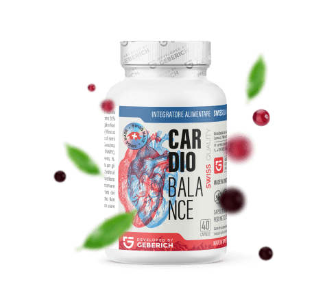 Flacon de CardioBalance, complément alimentaire pour la santé cardiovasculaire et la tension artérielle