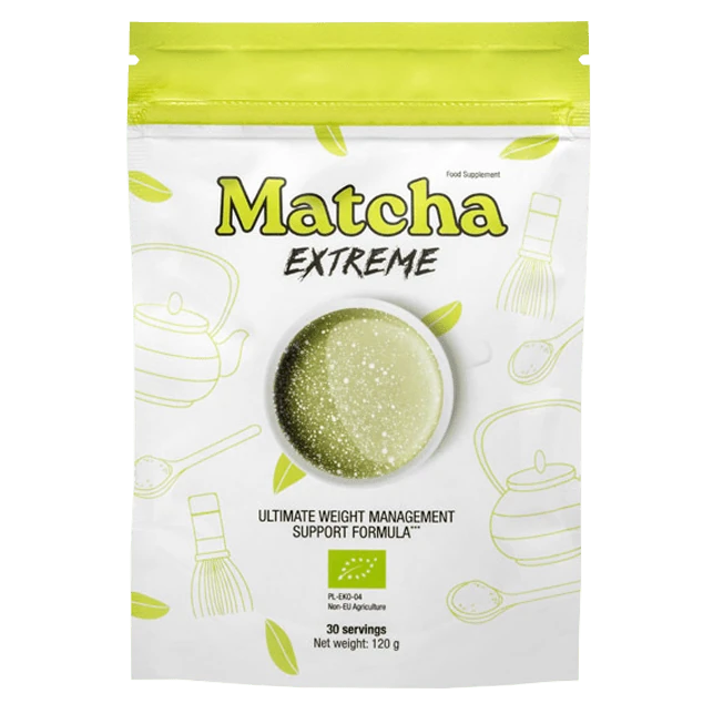 Boîte de Matcha Extreme et feuilles de thé vert japonais matcha