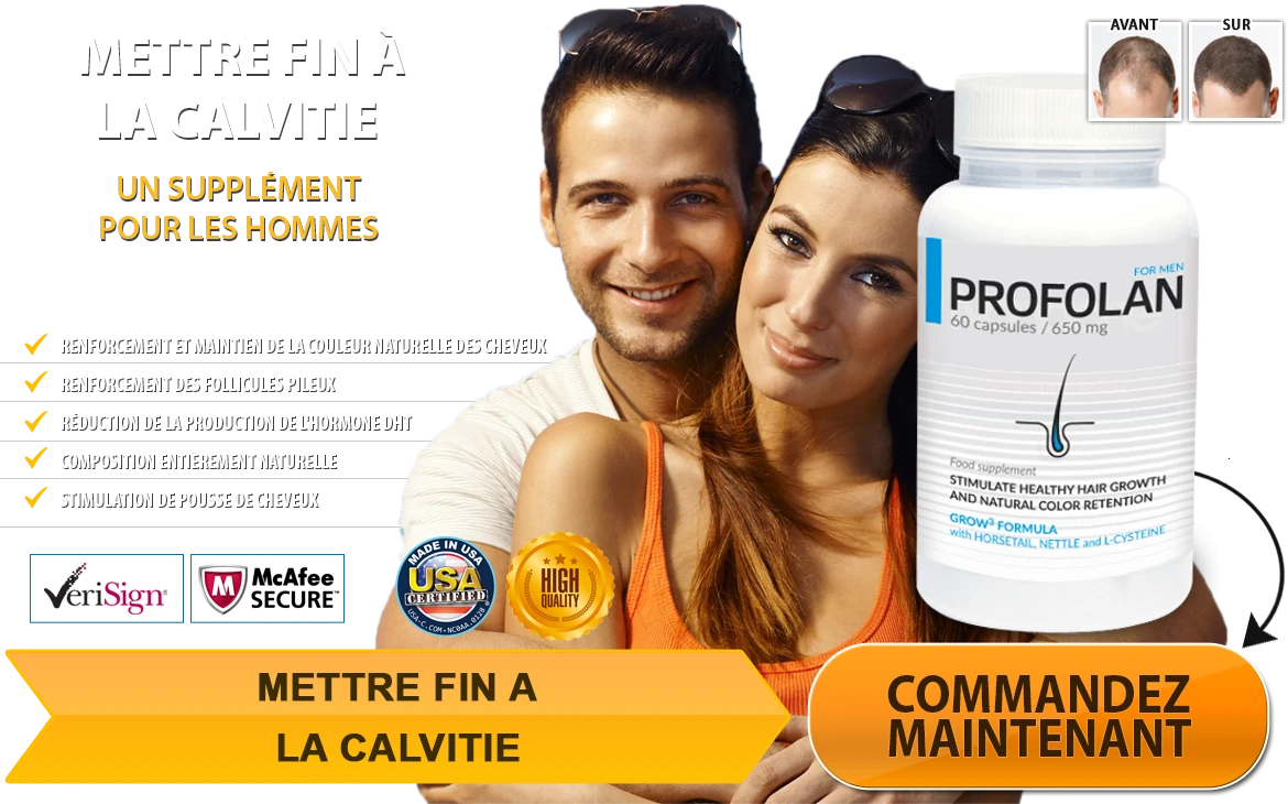 Profolan : Complément n°1 pour la repousse et anti-chute capillaire